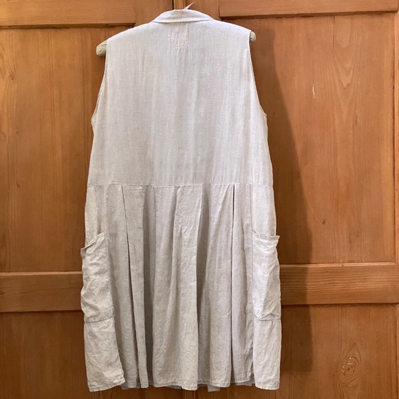 Flax by Jeanne Engelhart Short & Sunny Dress Sz L - Picture 2 of 5